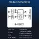 Récepteur Audio Bluetooth Avec Écran Pour Autoradio AUX Version 5.3 Réduction De Bruit DSP Double Connexion 12H - www.yonis-s...