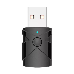 Adaptateur Audio Bluetooth 5.2 Émetteur Récepteur 5 En 1 Pour Voiture USB AUX Avec Appels Mains Libres Et Plug And Play