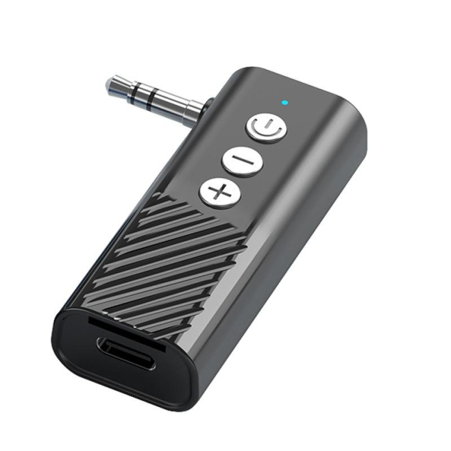 Récepteur Émetteur Bluetooth 5.3 AUX Pour Voiture Lecteur De Carte TF Jusqu’à 64 Go Autonomie 10 Heures Portée 15 Mètres - ww...
