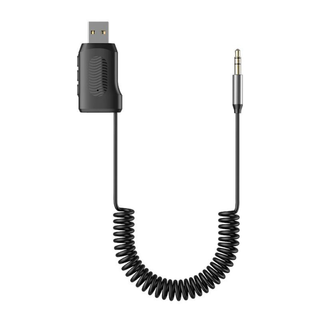 Adaptateur Bluetooth 5.4 Pour Voiture Avec Microphone Réduction De Bruit Lecture USB Et Sortie AUX 3,5 mm - www.yonis-shop.com