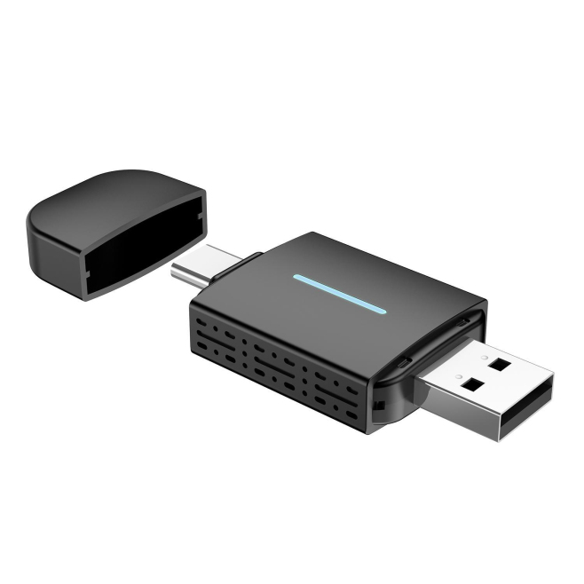 Boîtier Convertisseur CarPlay Android Auto Filaire Vers Sans Fil USB Type C Bluetooth 5.2 WiFi Connexion Automatique - www.yo...