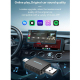 Boîtier Convertisseur CarPlay Android Auto Filaire Vers Sans Fil USB Type C Bluetooth 5.2 WiFi Connexion Automatique - www.yo...