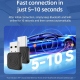 Adaptateur CarPlay Android Auto Sans Fil Plug And Play Pour Véhicules Équipés D’une Connexion Filaire USB-A Connexion OTA Et ...