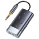Adaptateur Bluetooth 5.4 Émetteur Récepteur AUX Pour Voiture Lecture Carte TF Réduction Du Bruit Batterie Rechargeable Type C