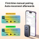 Adaptateur Bluetooth 5.4 Émetteur Récepteur AUX 2 En 1 Pour Voiture Avec Indicateur De Batterie Autonomie 10 À 28 H - www.yon...
