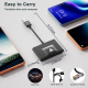 Adaptateur CarPlay Filaire Vers Sans Fil Pour Smartphone Android Sans Application USB Type C WiFi 5G Compatible Dès Android 1...