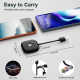 Adaptateur CarPlay Filaire Vers Sans Fil Pour Android 11 Et Plus Sans Application USB USB C Plug And Play WiFi 5G - www.yonis...