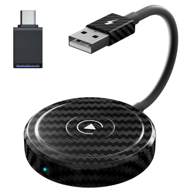 Adaptateur CarPlay Filaire Vers Sans Fil Pour iPhone USB USB-C Plug And Play Compatible iPhone 6 Et Plus - www.yonis-shop.com
