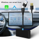 Adaptateur Sans Fil CarPlay Et Android Auto Plug And Play Avec Commande Vocale IA Et Reconnexion Bluetooth Automatique - www....