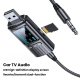 Adaptateur Audio Bluetooth 5.4 Émetteur Récepteur 2 En 1 Avec Écran LED Appels Mains Libres Et Portée 10 m - www.yonis-shop.com