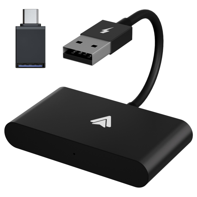 Adaptateur CarPlay Filaire Vers Sans Fil Pour Smartphone Android 11 Et Plus Sans Application Plug And Play USB Type C - www.y...
