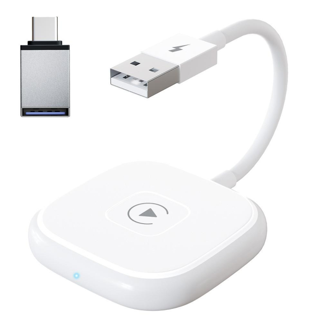 Adaptateur CarPlay Filaire Vers Sans Fil Pour iPhone USB USB C Sans Application Plug And Play Compatible Dès iPhone 6 - www.y...