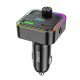 Transmetteur FM Bluetooth Pour Voiture Avec Chargeur Rapide USB C 30 W USB A 18 W Et Écran LED De Tension - www.yonis-shop.com