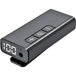 Adaptateur Audio Bluetooth Pour Appels Mains Libres En Voiture Avec Double Connexion Écran LED Et Lecture Carte TF