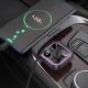Transmetteur FM Bluetooth Pour Voiture Avec Kit Mains Libres Charge USB C PD 20W USB A QC 18W Jusqu’À 38W Écran LED - www.yon...
