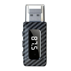 Transmetteur FM Bluetooth 5.3 Pour Voiture Avec Microphone Mains Libres Connexion Automatique Et Fréquence FM Réglable