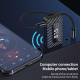 Transmetteur FM Bluetooth 5.3 Pour Voiture Avec Microphone Mains Libres Connexion Automatique Et Fréquence FM Réglable - www....