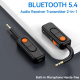 Adaptateur Bluetooth Émetteur Récepteur 2 En 1 Pour Voiture Prise Aux 3.5 Mm Version 5.4 Portée 10 M Autonomie 10 H - www.yon...