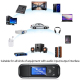 Adaptateur Bluetooth AUX 3,5 Mm Récepteur Émetteur Pour Voiture Avec Écran LCD Mains Libres Et Lecteur TF - www.yonis-shop.com
