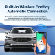 Adaptateur CarPlay Filaire Vers Sans Fil Pour iPhone Connexion WiFi 2.4G 5G Stable Plug And Play Compact - www.yonis-shop.com