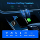 Adaptateur CarPlay Android Auto Sans Fil 2 En 1 Pour Système Filaire Intégré WiFi 6 Bluetooth 5.4 Plug And Play - www.yonis-s...