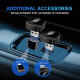 Adaptateur CarPlay Android Auto Sans Fil 2 En 1 Pour Système Filaire Intégré WiFi 6 Bluetooth 5.4 Plug And Play - www.yonis-s...