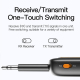 Adaptateur Bluetooth 5.4 Émetteur Récepteur Audio AUX Pour Voiture TV Et Casque Autonomie 10 Heures USB-C 10 m - www.yonis-sh...