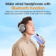 Adaptateur Bluetooth 5.4 Émetteur Récepteur Audio AUX Pour Voiture TV Et Casque Autonomie 10 Heures USB-C 10 m - www.yonis-sh...