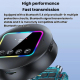 Récepteur Émetteur Audio Bluetooth 5.4 Pour Autoradio Avec NFC Éclairage RGB Et Connexions AUX RCA TF - www.yonis-shop.com