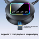 Récepteur Émetteur Audio Bluetooth 5.4 Pour Autoradio Avec NFC Éclairage RGB Et Connexions AUX RCA TF - www.yonis-shop.com