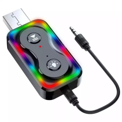 Adaptateur Audio Bluetooth 5.3 Émetteur Récepteur USB Et Jack 3,5 Mm Avec Microphone Intégré