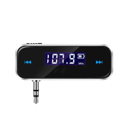 Transmetteur FM Bluetooth Audio Pour Voiture Stéréo Haute Fidélité Écran LCD Mémoire De Fréquence 3,5 Mm