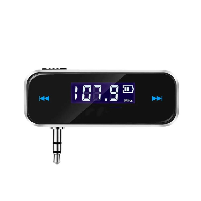 Transmetteur FM Bluetooth Audio Pour Voiture Stéréo Haute Fidélité Écran LCD Mémoire De Fréquence 3,5 Mm - www.yonis-shop.com