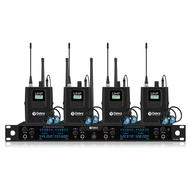 Système De Monitoring In Ear Sans Fil Pour Scène Avec Transmission UHF 80 M Bluetooth Et Multi Récepteurs - www.yonis-shop.com