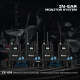 Système De Monitoring In Ear Sans Fil Pour Scène Avec Transmission UHF 80 M Bluetooth Et Multi Récepteurs - www.yonis-shop.com