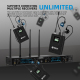 Système De Monitoring In Ear Sans Fil Pour Scène Avec Transmission UHF 80 M Bluetooth Et Multi Récepteurs - www.yonis-shop.com