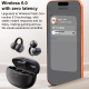 Écouteurs Bluetooth À Clip 6.0 Pour Appels Et Musique 4 g Par Oreillette Autonomie 30 h Réduction De Bruit Multipoint - www.y...