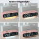 Réveil Numérique LED Avec Veilleuse Deux Alarmes Compte À Rebours Date Température Et Port USB - www.yonis-shop.com