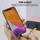 Réveil Numérique LED Avec Veilleuse Deux Alarmes Compte À Rebours Date Température Et Port USB - www.yonis-shop.com