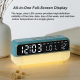 Réveil Numérique De Chevet Avec Veilleuse Réglable Double Alarme Minuteur Affichage Date Température Et Port USB - www.yonis-...