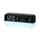 Réveil Numérique De Chevet Avec Veilleuse Réglable Double Alarme Minuteur Affichage Date Température Et Port USB - www.yonis-...
