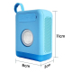 Enceinte Bluetooth Rétro Portable Pour Bureau 5 W Avec Éclairage RGB Carte TF USB AUX Et Autonomie De 6 À 10 Heures - www.yon...