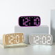 Horloge Murale Numérique Et De Bureau Silencieuse À Grand Affichage LED Date Jour Semaine Luminosité Réglable - www.yonis-sho...