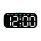 Horloge Murale Numérique Et De Bureau Silencieuse À Grand Affichage LED Date Jour Semaine Luminosité Réglable - www.yonis-sho...