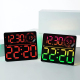 Horloge Murale Numérique LED Grand Format À Chiffres RGB Changeants Double Alarme Et Minuteur - www.yonis-shop.com