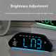 Réveil Numérique De Chevet À Grand Écran LED Avec Double Alarme Minuteur Veilleuse Et Luminosité Automatique USB - www.yonis-...