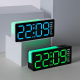 Réveil Numérique LED Avec Veilleuse RGB En L Double Alarme Affichage Date Température Et Luminosité Automatique - www.yonis-s...