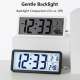 Horloge Numérique LCD Murale Et De Bureau 10 Pouces Avec Thermomètre Intérieur Rétroéclairage Et Alimentation USB - www.yonis...