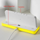 Réveil Numérique LED À Grand Écran Miroir Avec Veilleuse Multicolore 2 Alarmes Et Port USB De Recharge - www.yonis-shop.com