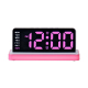 Réveil Numérique LED À Grand Écran Miroir Avec Veilleuse Multicolore 2 Alarmes Et Port USB De Recharge - www.yonis-shop.com
